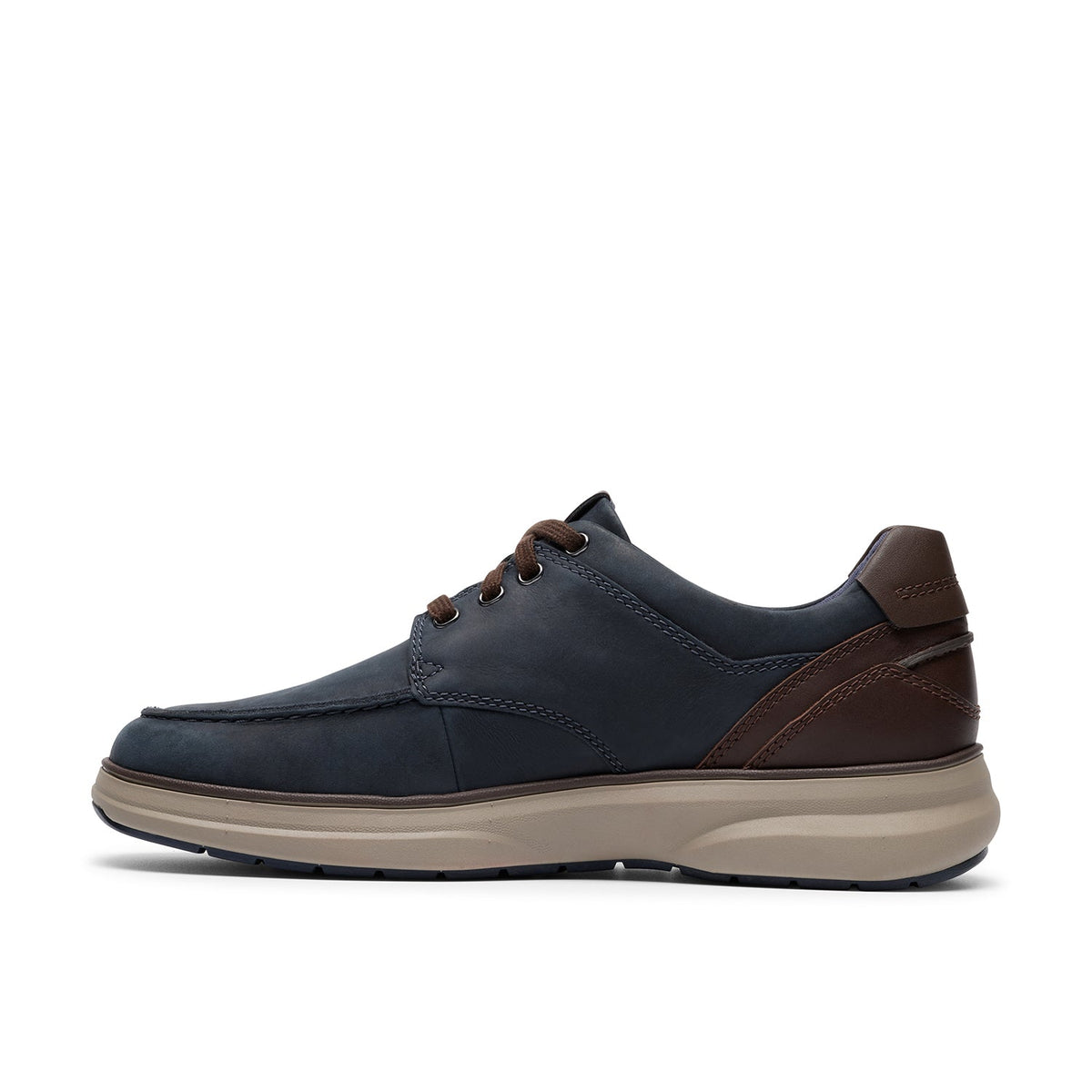 Clarks Men's Mullan Moc - Navy Leather