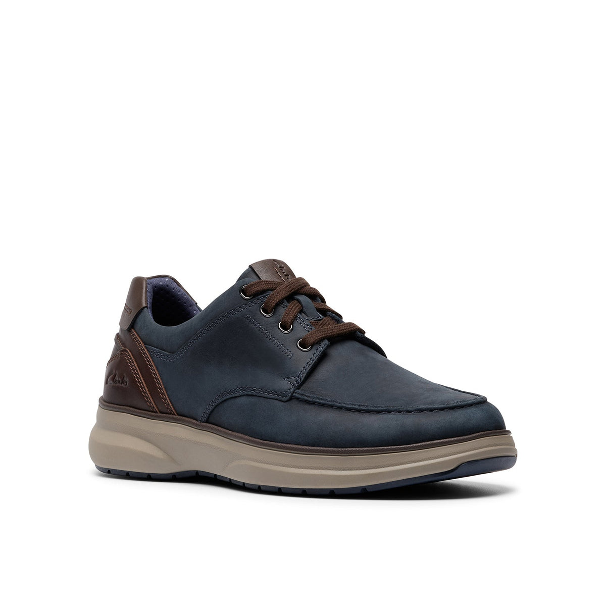 Clarks Men's Mullan Moc - Navy Leather