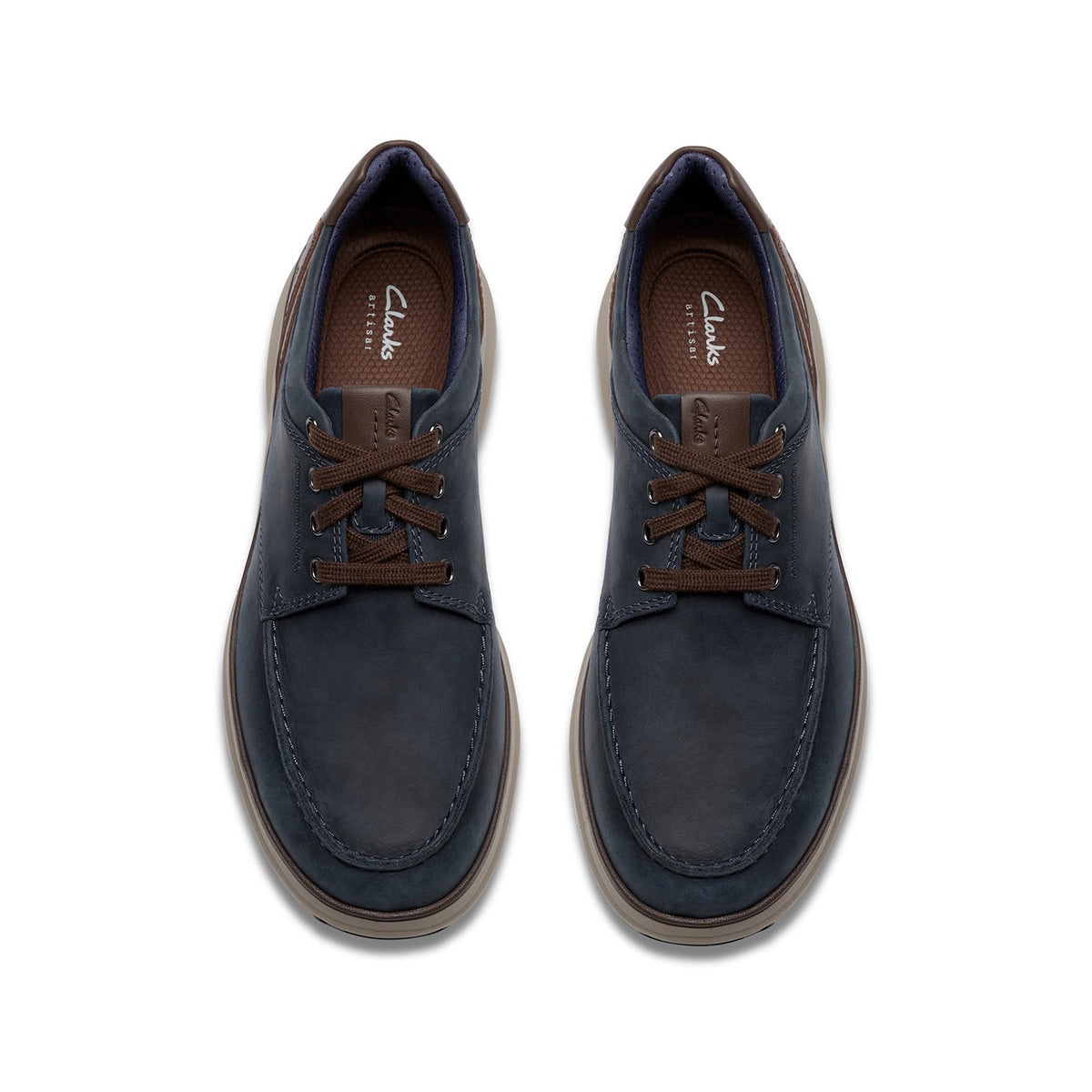 Clarks Men's Mullan Moc - Navy Leather