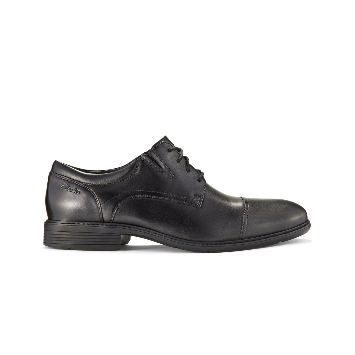 Clarks Men's Steadwell Cap - Black Leather