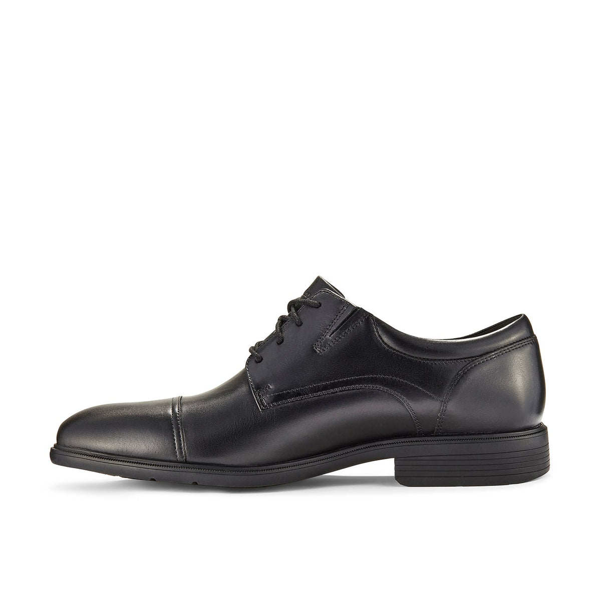 Clarks Men's Steadwell Cap - Black Leather