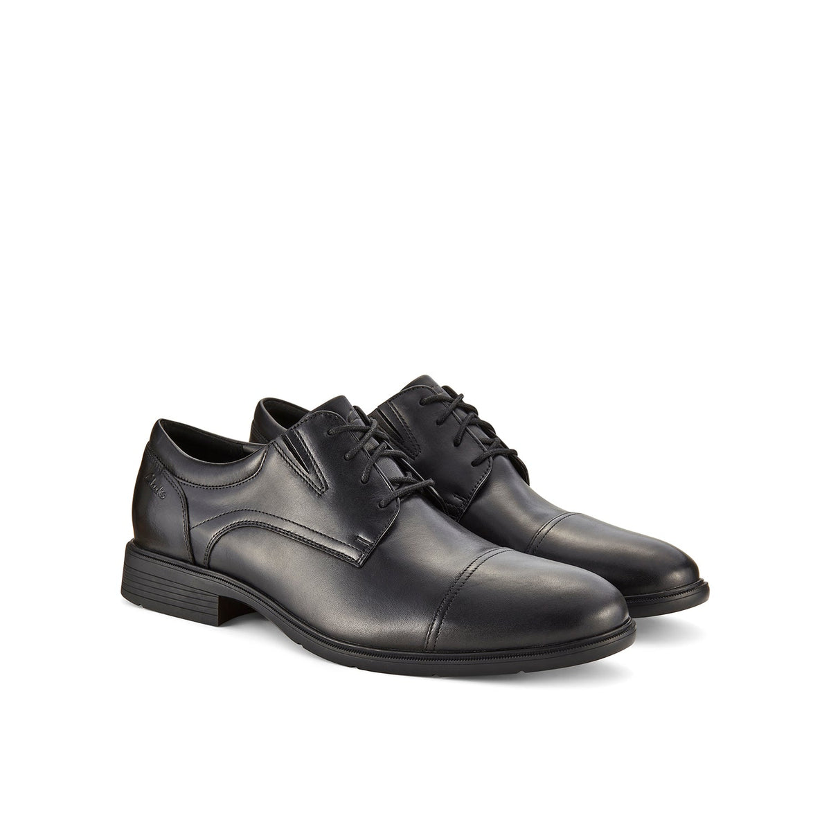 Clarks Men's Steadwell Cap - Black Leather