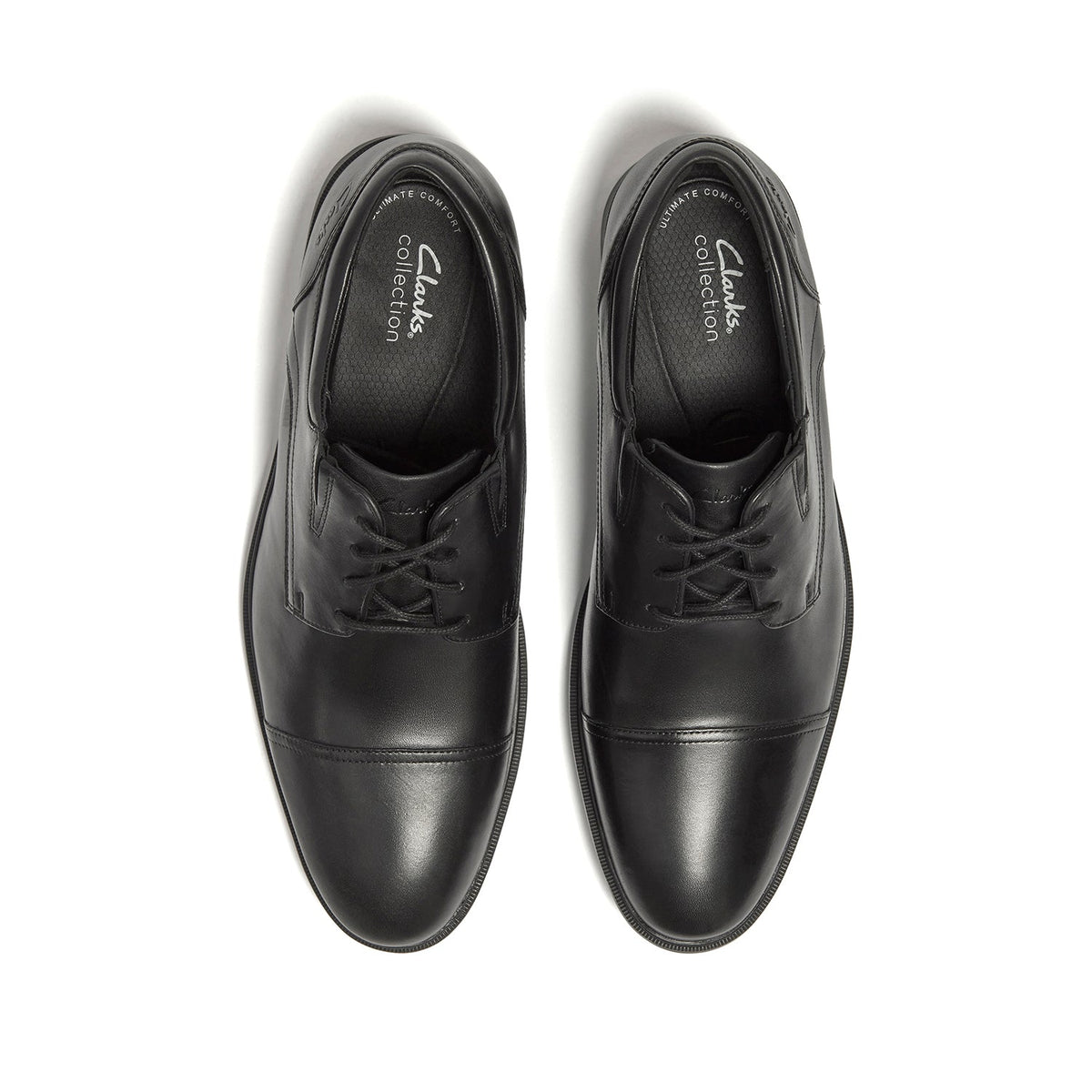 Clarks Men's Steadwell Cap - Black Leather