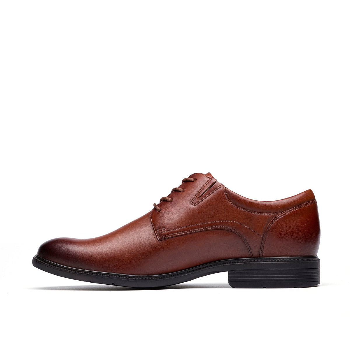Clarks Men's Steadwell Lace - Dark Tan Leather