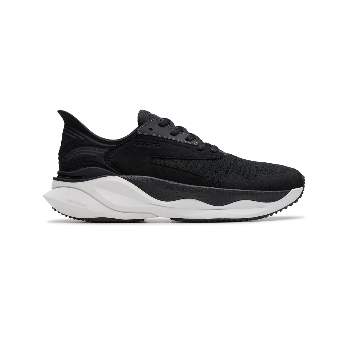 Clarks Pace - Black/White