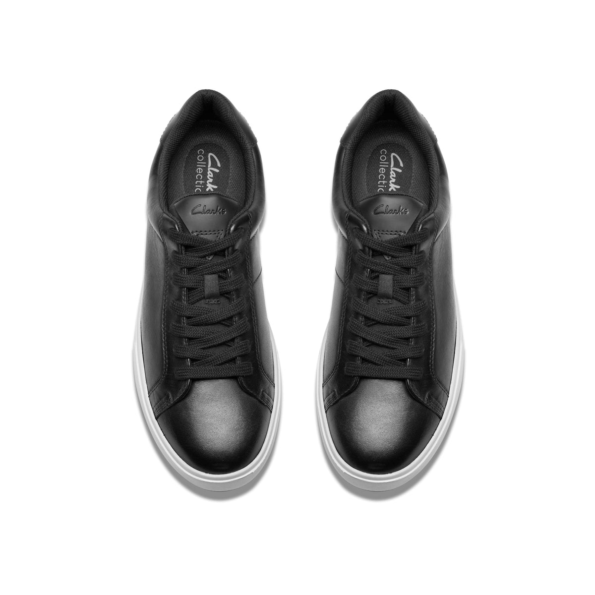 Clarks Romsey Lace Men's Shoes - Black/White