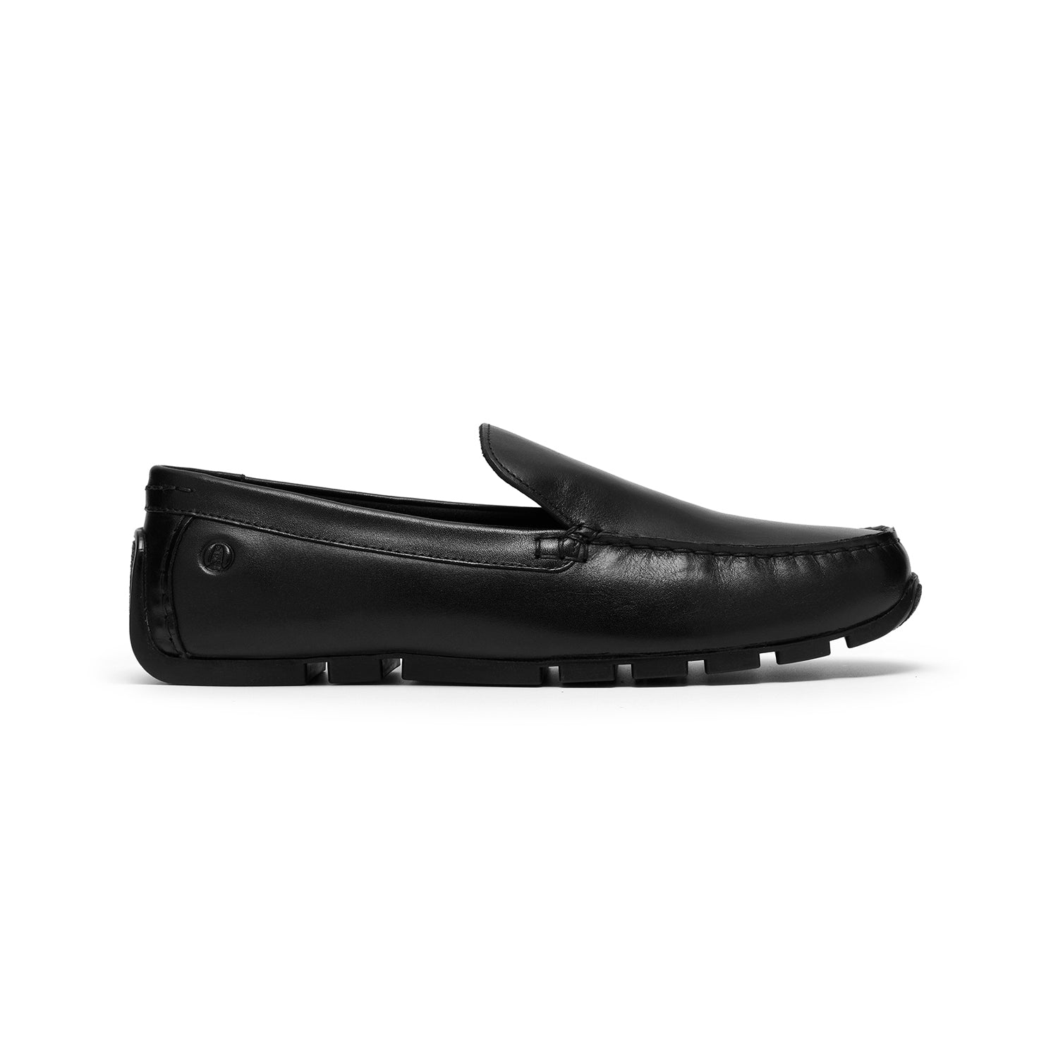 Clarks Corsley Plain Black Leather Men's Shoes