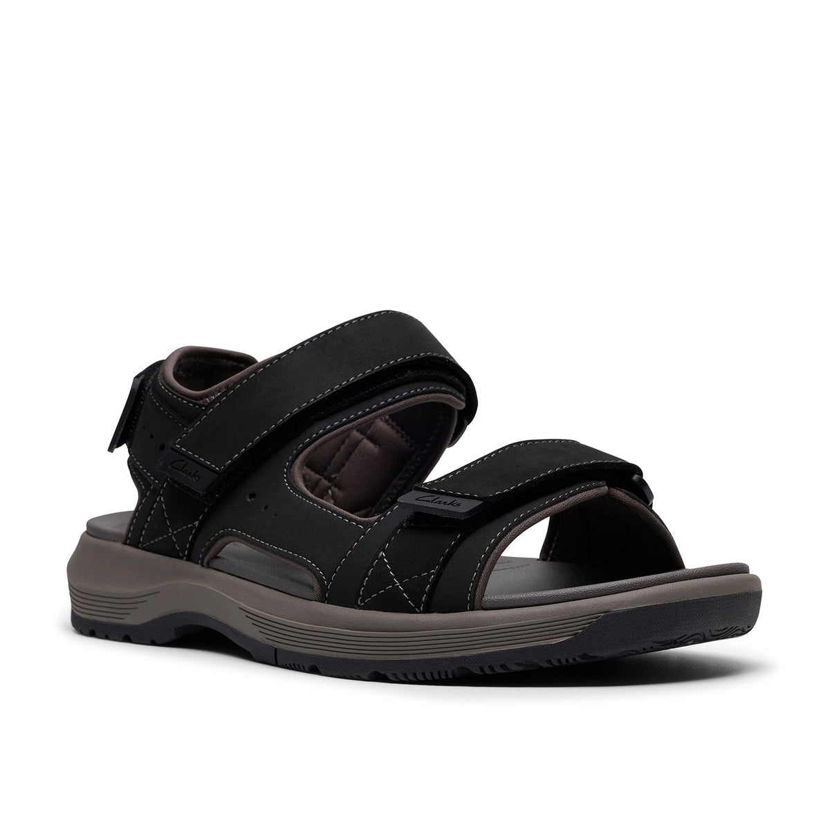 Clarks Guideview Trek Men's Shoes - Black Leather
