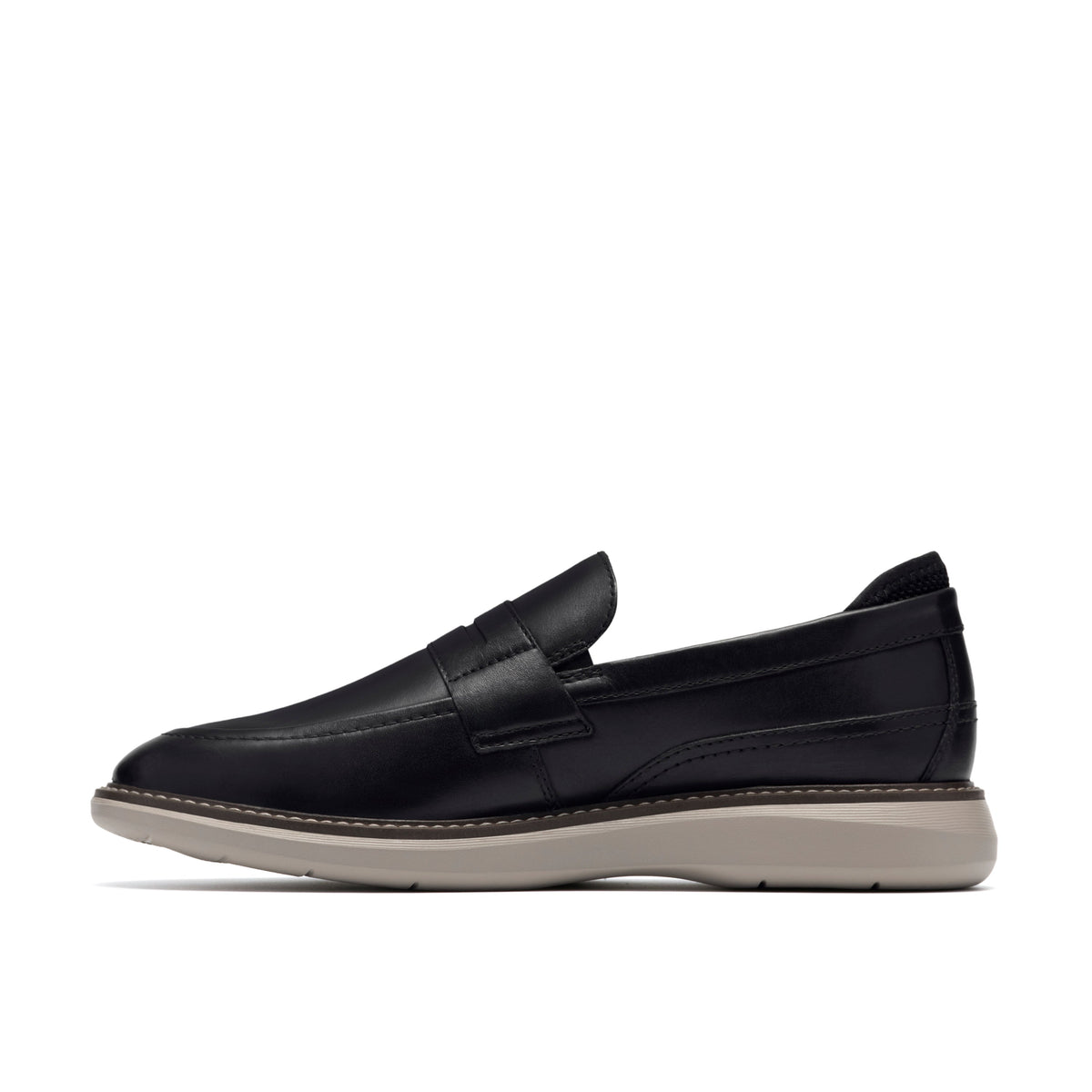 Clarks Men's Brantin Loafer - Black Leather