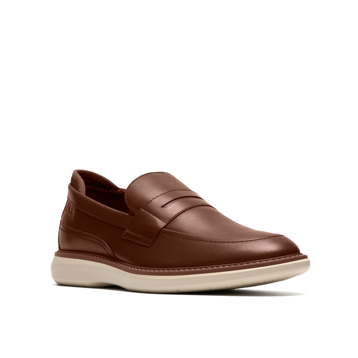 Clarks Men's Brantin Loafer - Tan Leather