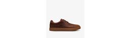 Clarks Lydford Lo Khaki Leather Lace Up Casual Shoes