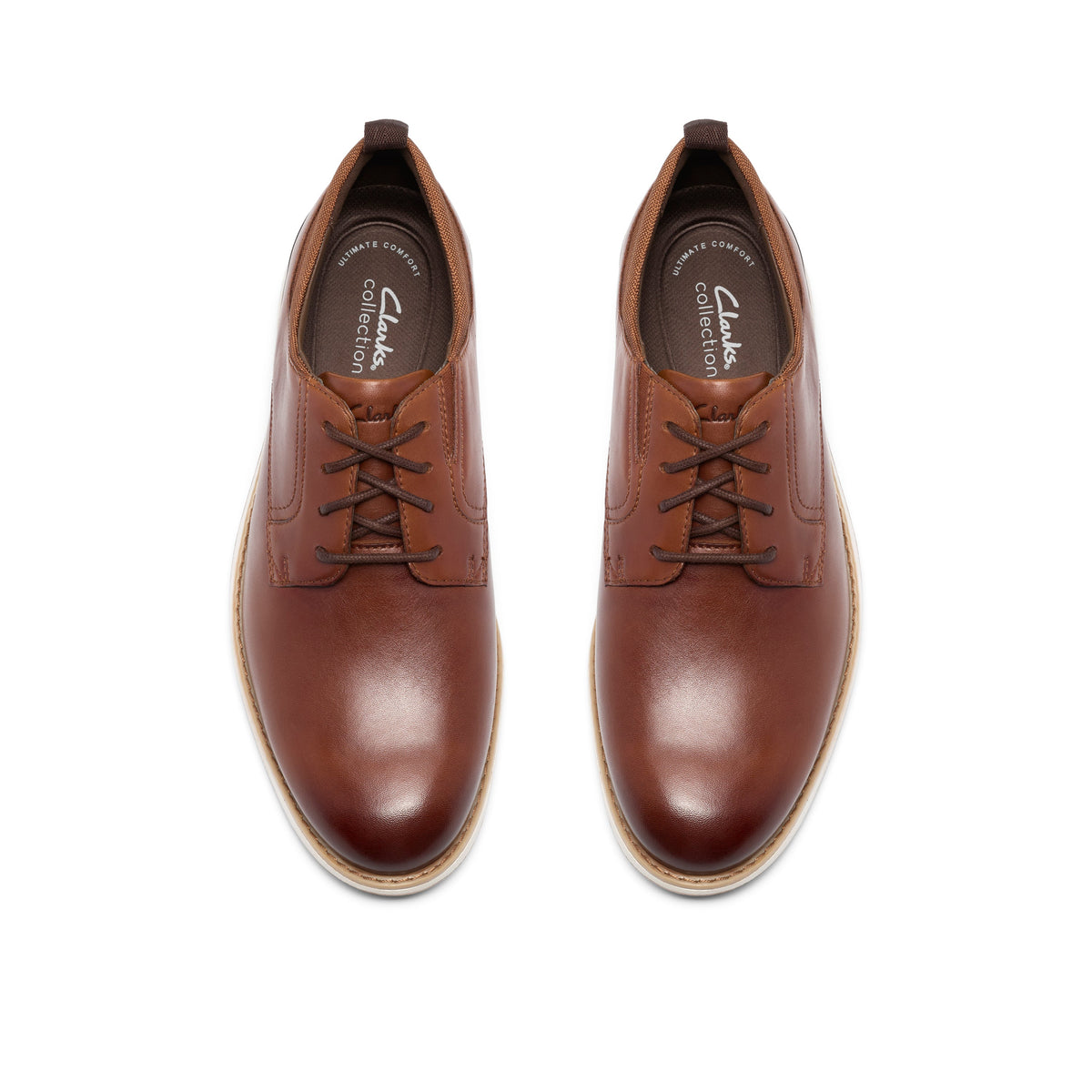 Clarks FlexHybrid Men's Shoes - Tan Leather