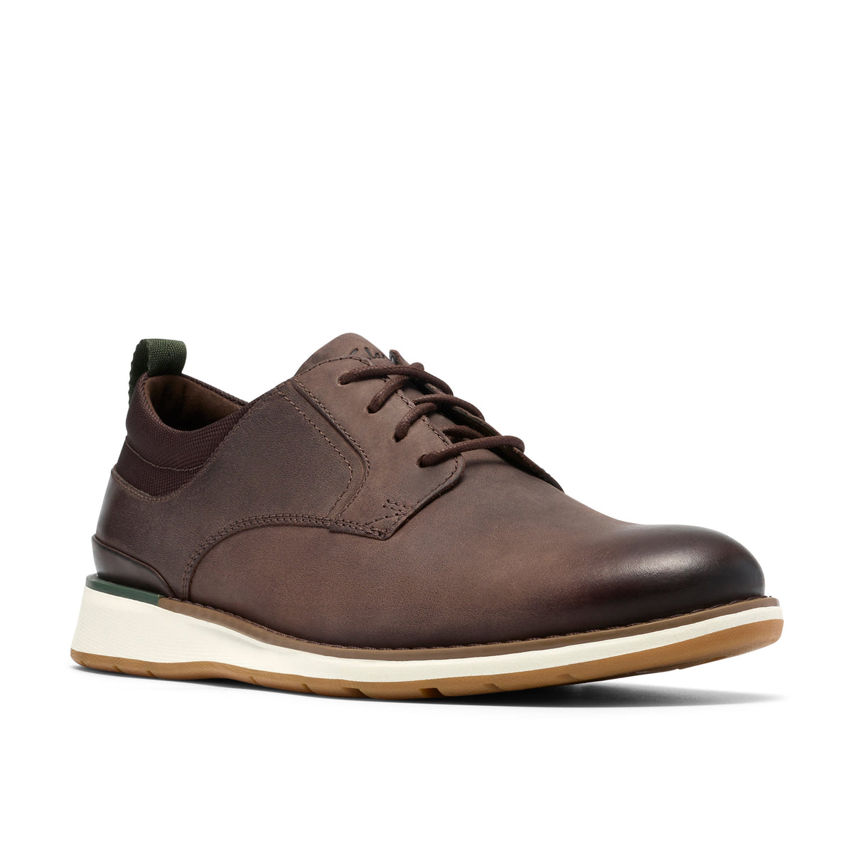 Clarks FlexHybrid Men's Shoes - Dark Brown Leather