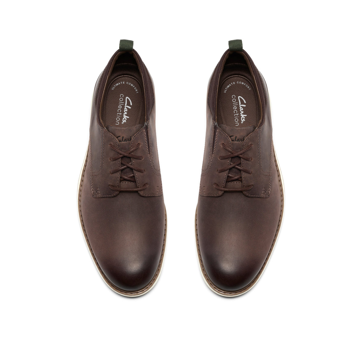 Clarks FlexHybrid Men's Shoes - Dark Brown Leather