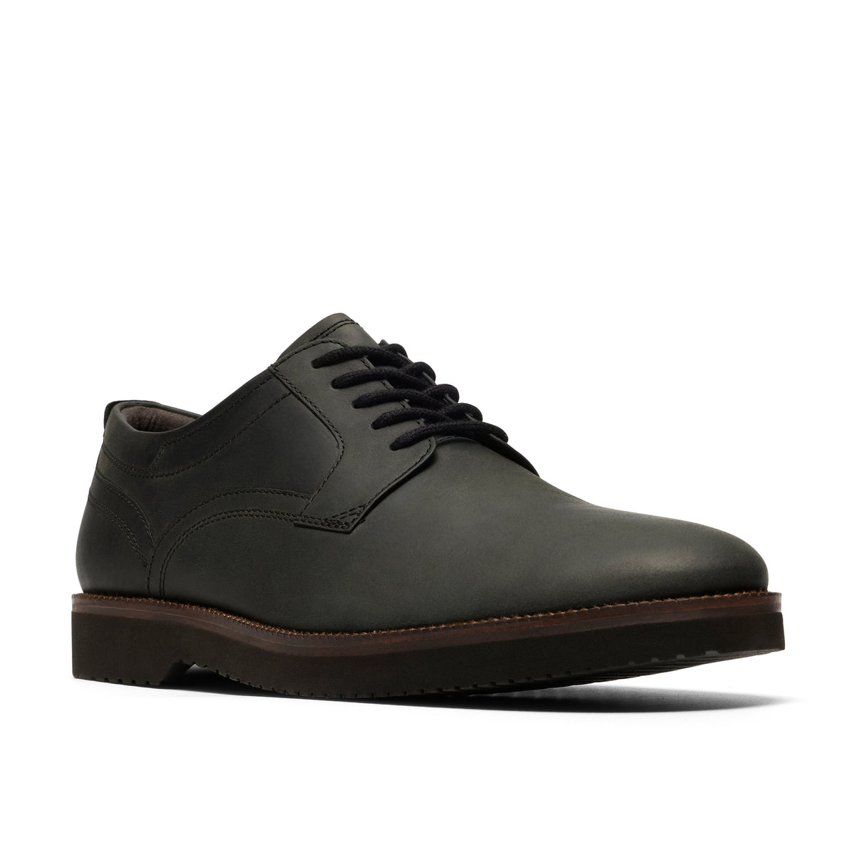 Clarks Tahoe Lace Men's Shoes - Black Leather