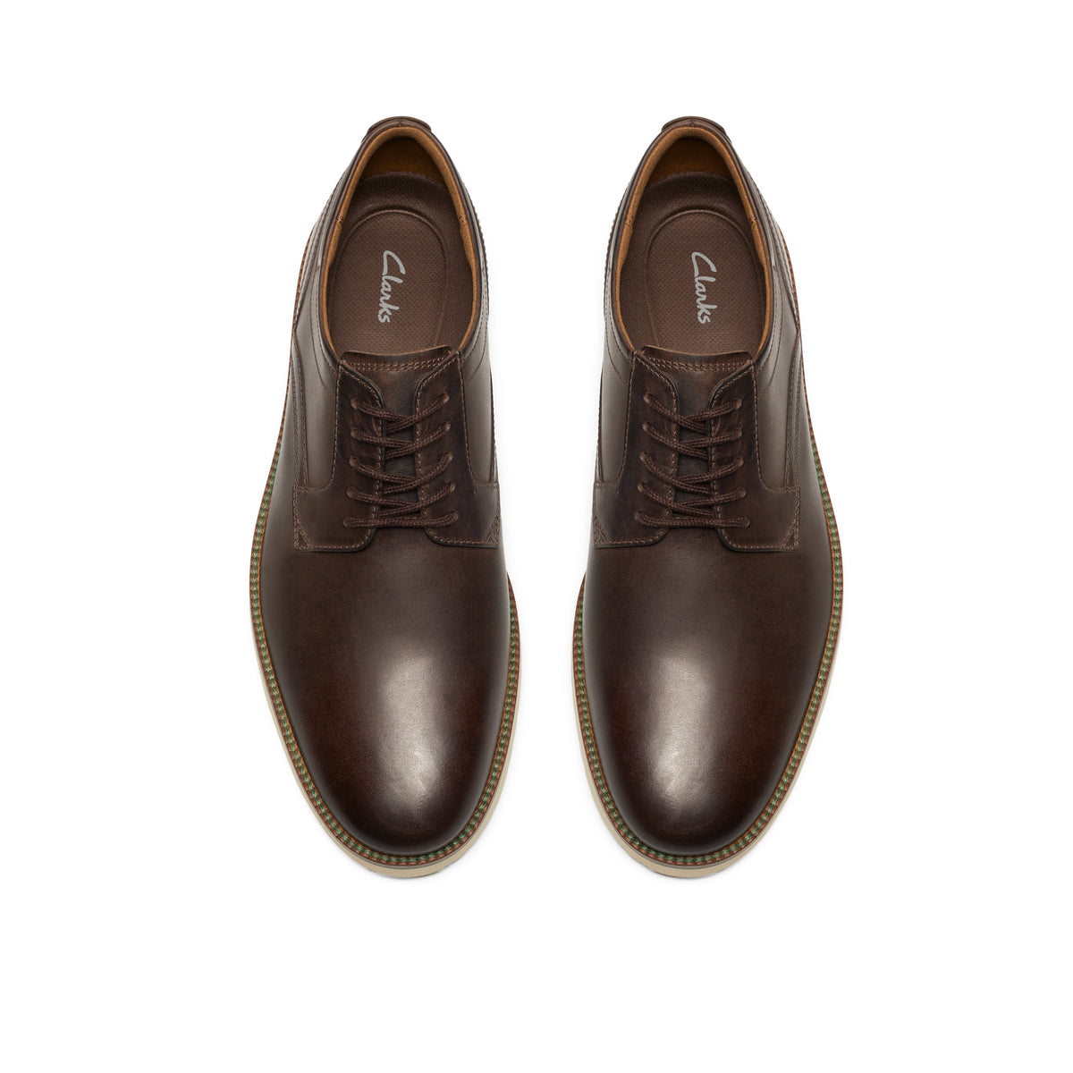Clarks Tahoe Lace Men's Shoes - Brown Leather