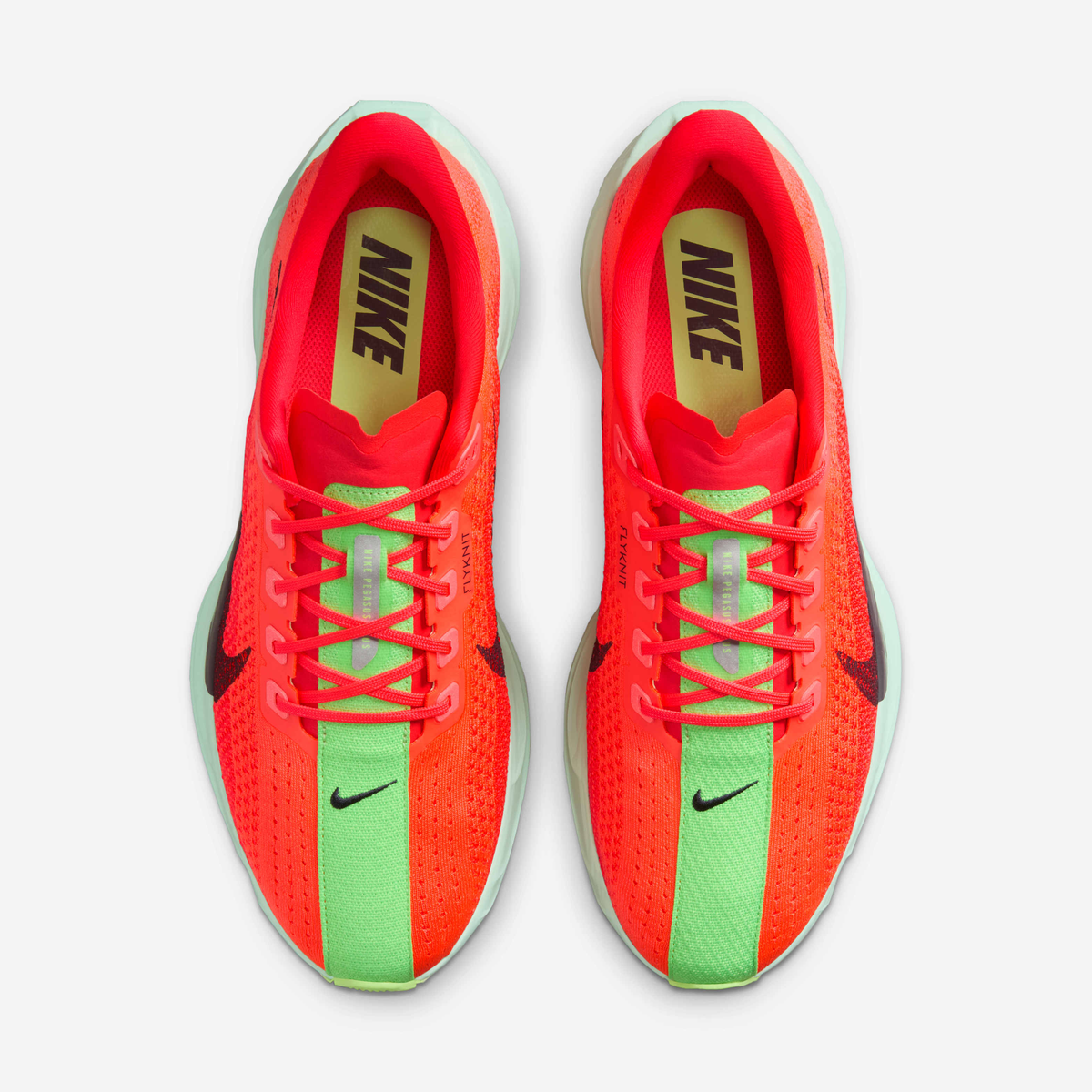 Nike Pegasus Plus - Bright Crimson/Lime Blast/Mint Foam/Cave Purple