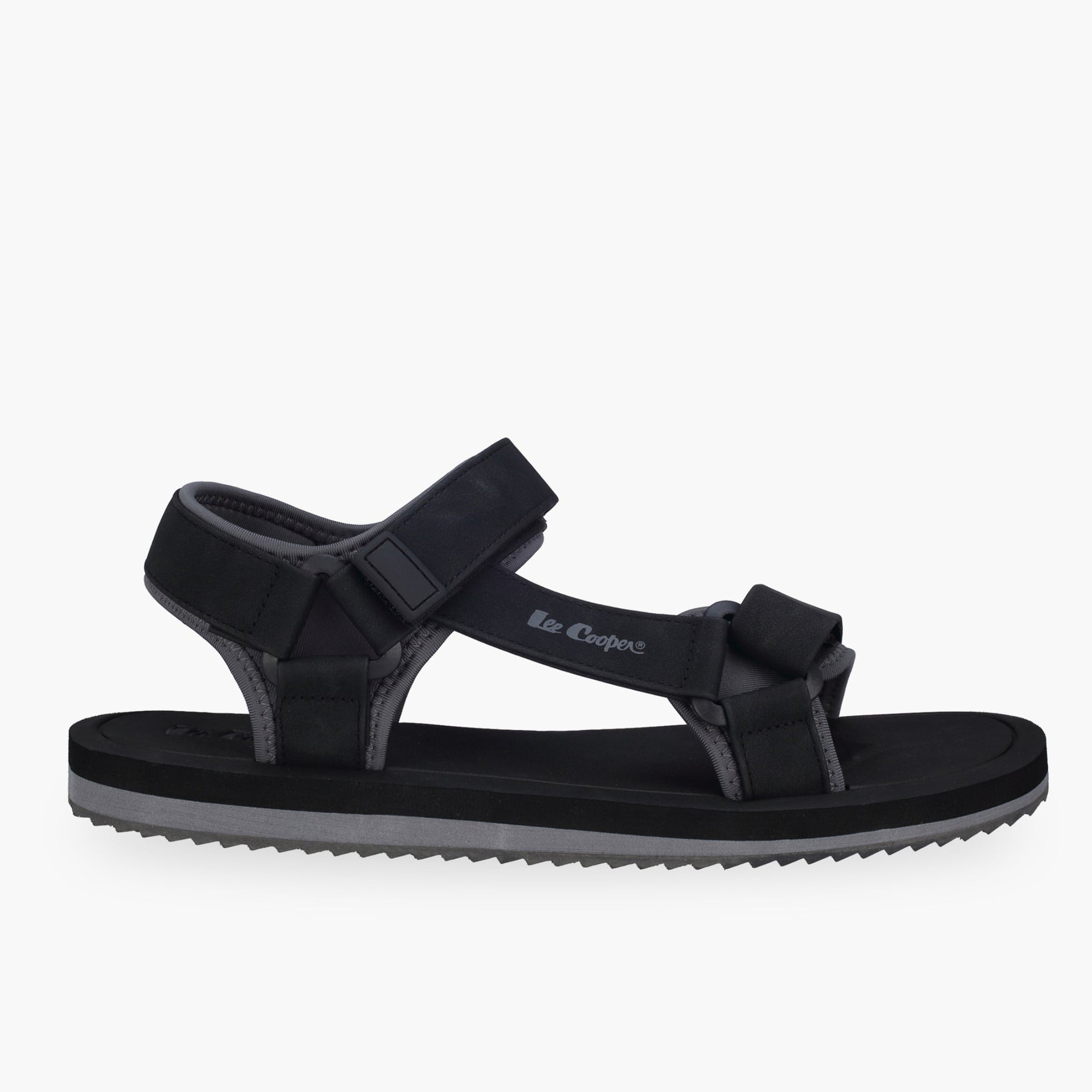Lee Cooper Men Hook & Loop Floaters Black