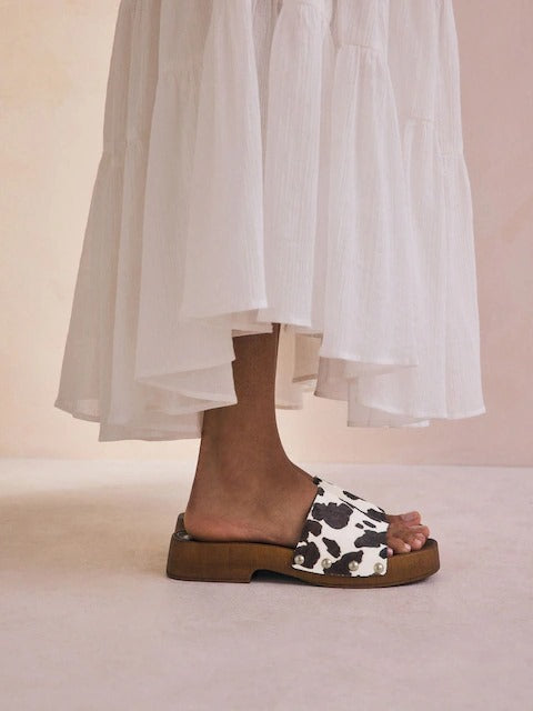 Next Studded Clog Mule Sandals