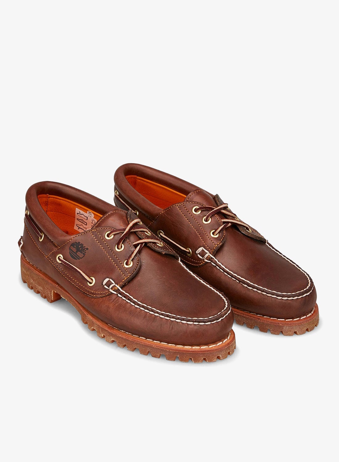 Timberland Men's Icon 3-Eye Classic Handsewn Lug Shoe Brown - Jango Mall