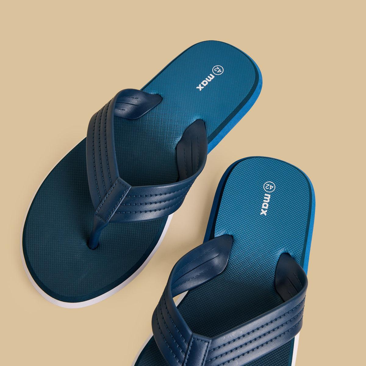 Max Ombre Thong Slippers Blue for Men - image 3