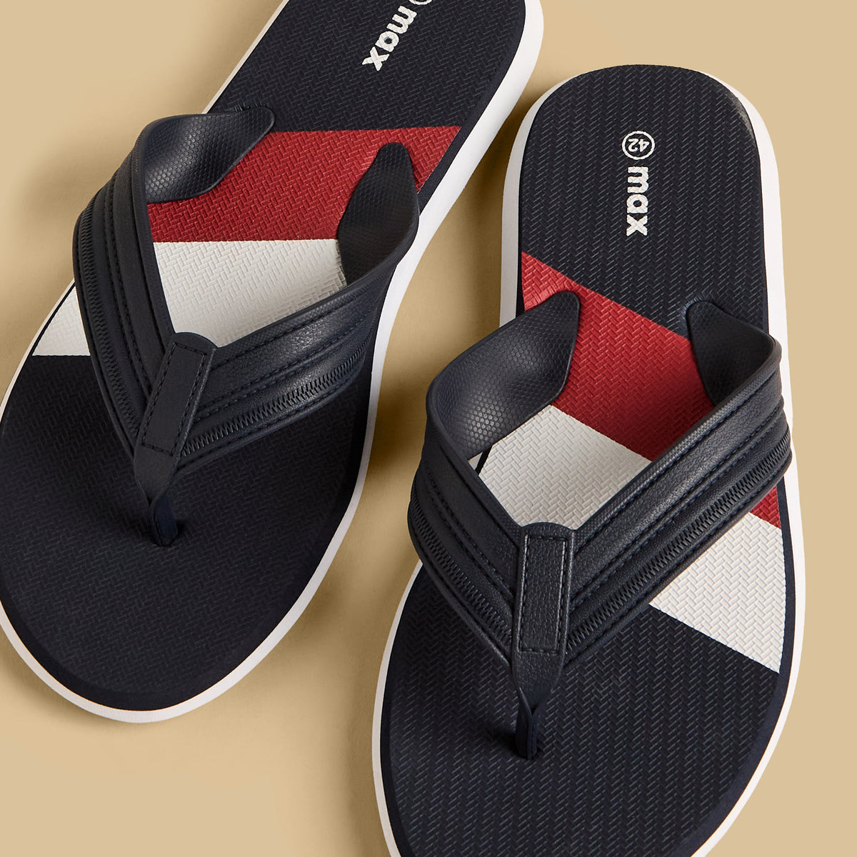 Max Colourblock Thong Slippers Blue for Men - image 3