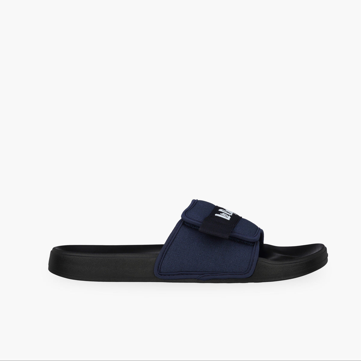 Lee Cooper Men Casual Logo Print Slides Blue