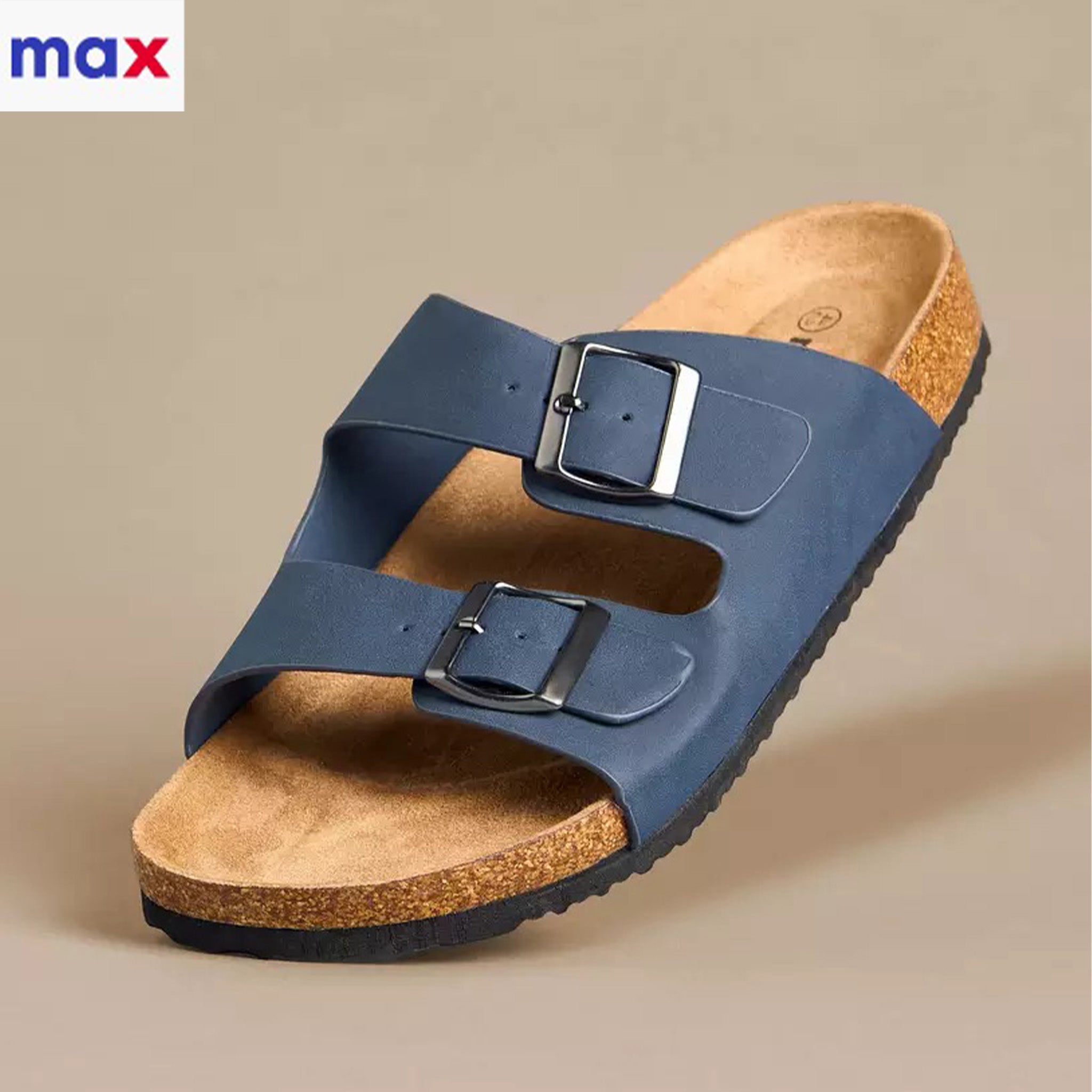 Max Buckle Accent Slip-On Sandals for Men