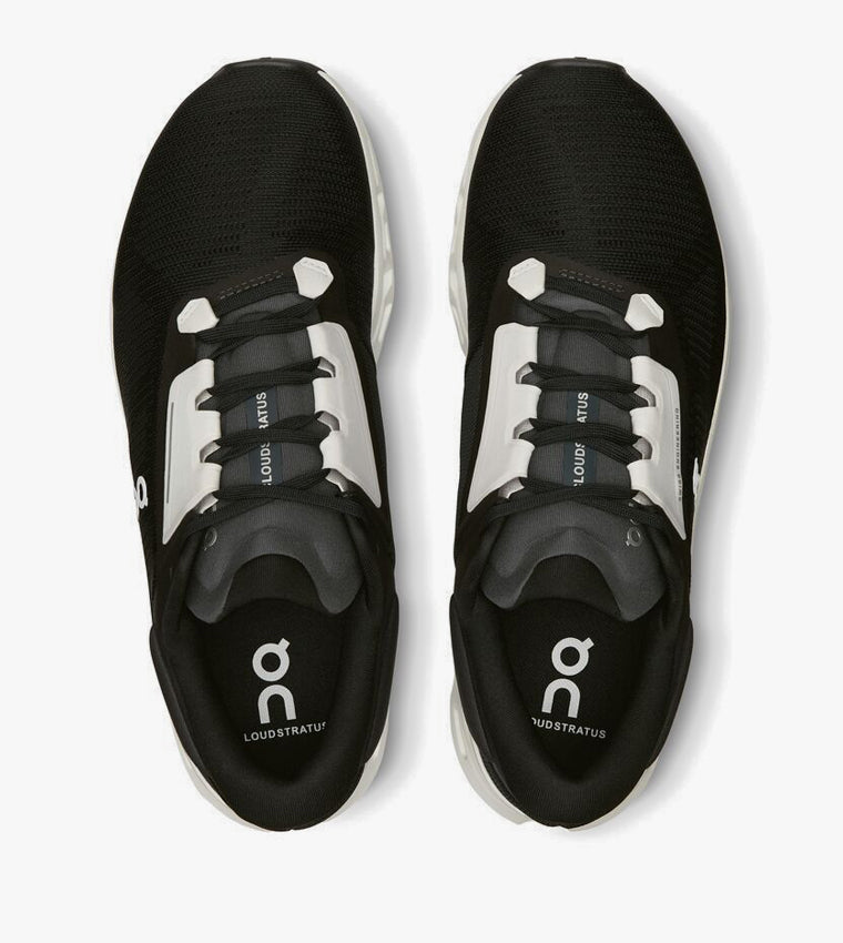 On Cloudstratus 3 Men's Running Shoes - Black