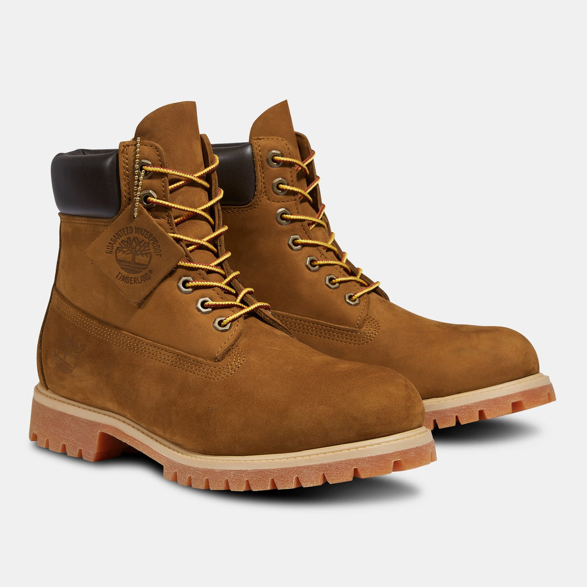 Timberland Men's Premium 6-Inch Lace-Up Waterproof Boots Yellow - Jango Mall