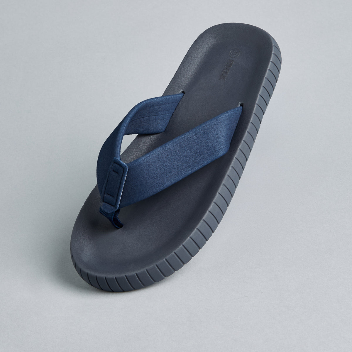 Max Plain Thong Slippers Blue for Men - image 1