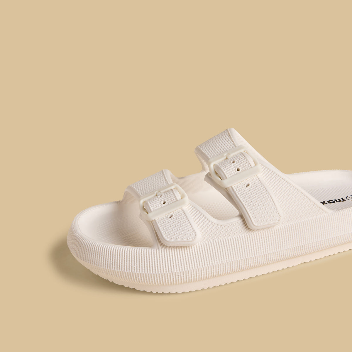 Max Buckle Accent Volume Slides White for Men - image 4