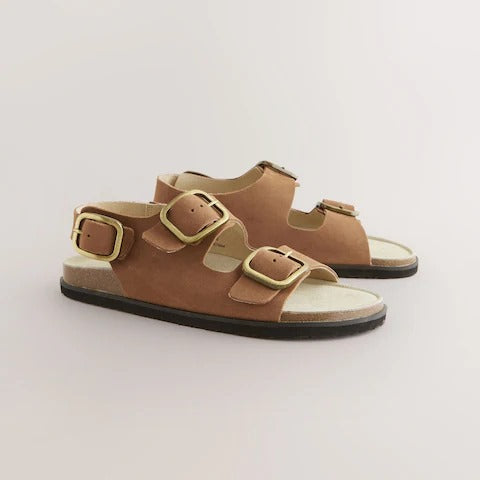 Standard Fit Back Strap Footbed Sandals