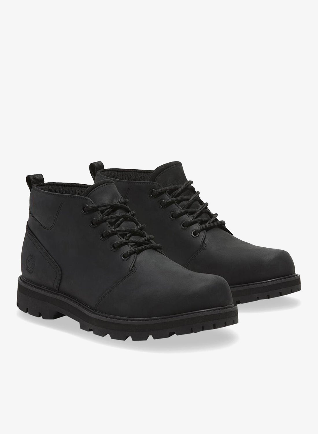 Timberland Men's Britton Road Mid Waterproof Chukka Boots Black - Jango Mall