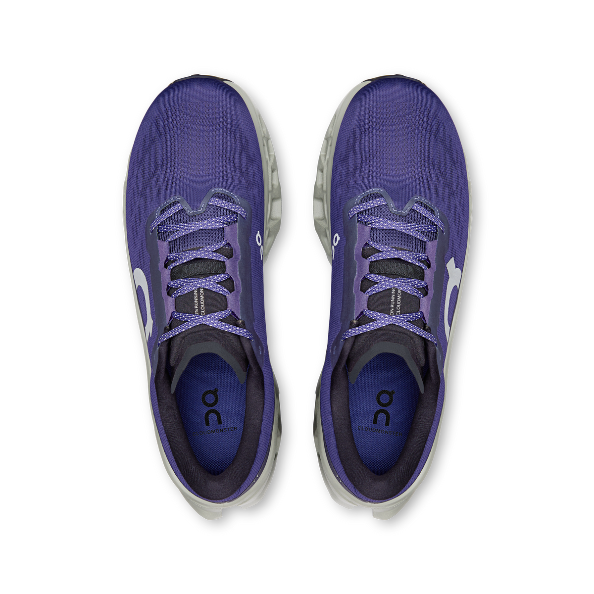 On Cloudmonster 3 Men's Running Shoes Twilight White - view 2