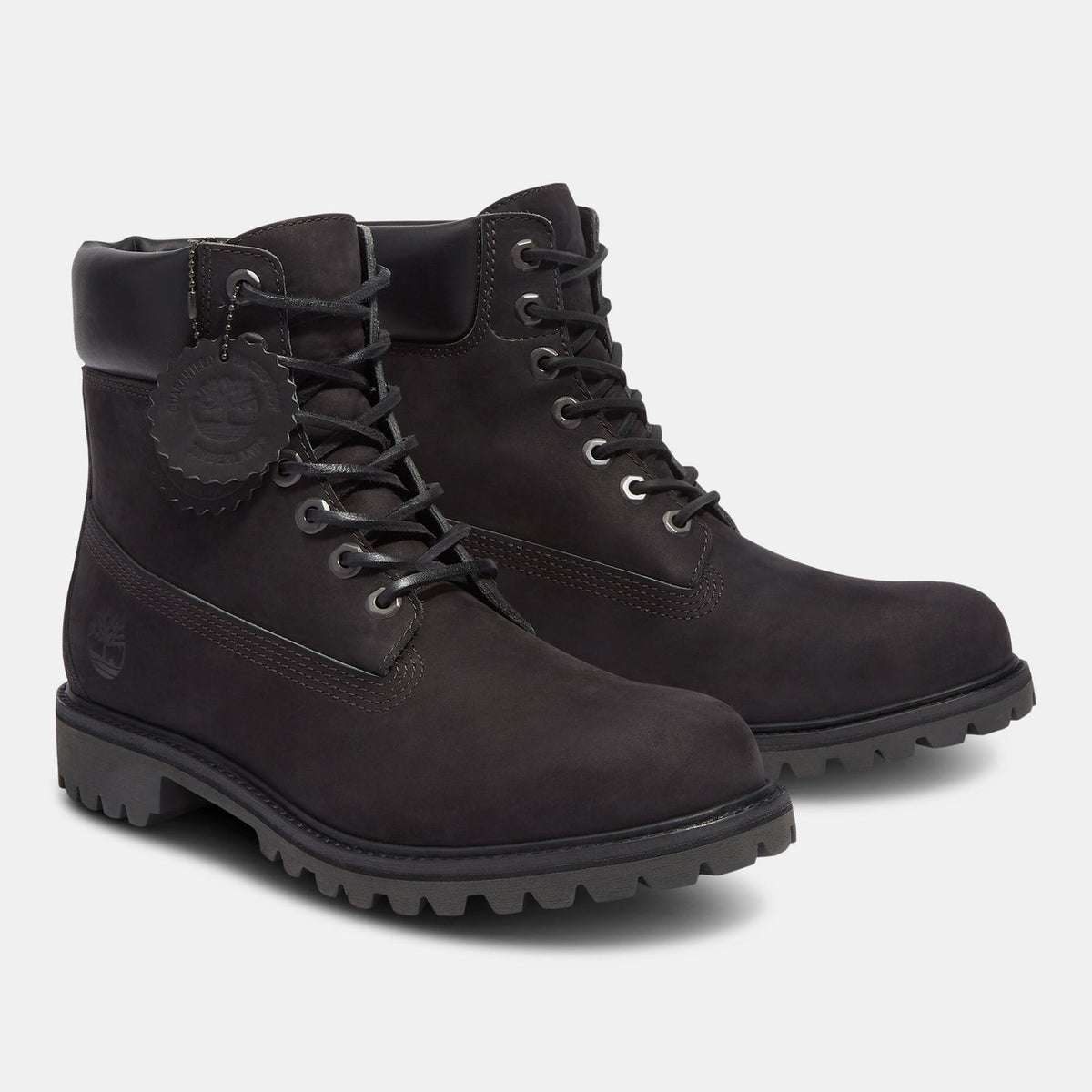 Timberland Men's Luxe Mid Lace Waterproof Boots Black - Jango Mall
