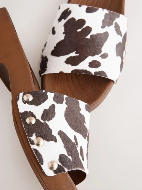 Next Studded Clog Mule Sandals