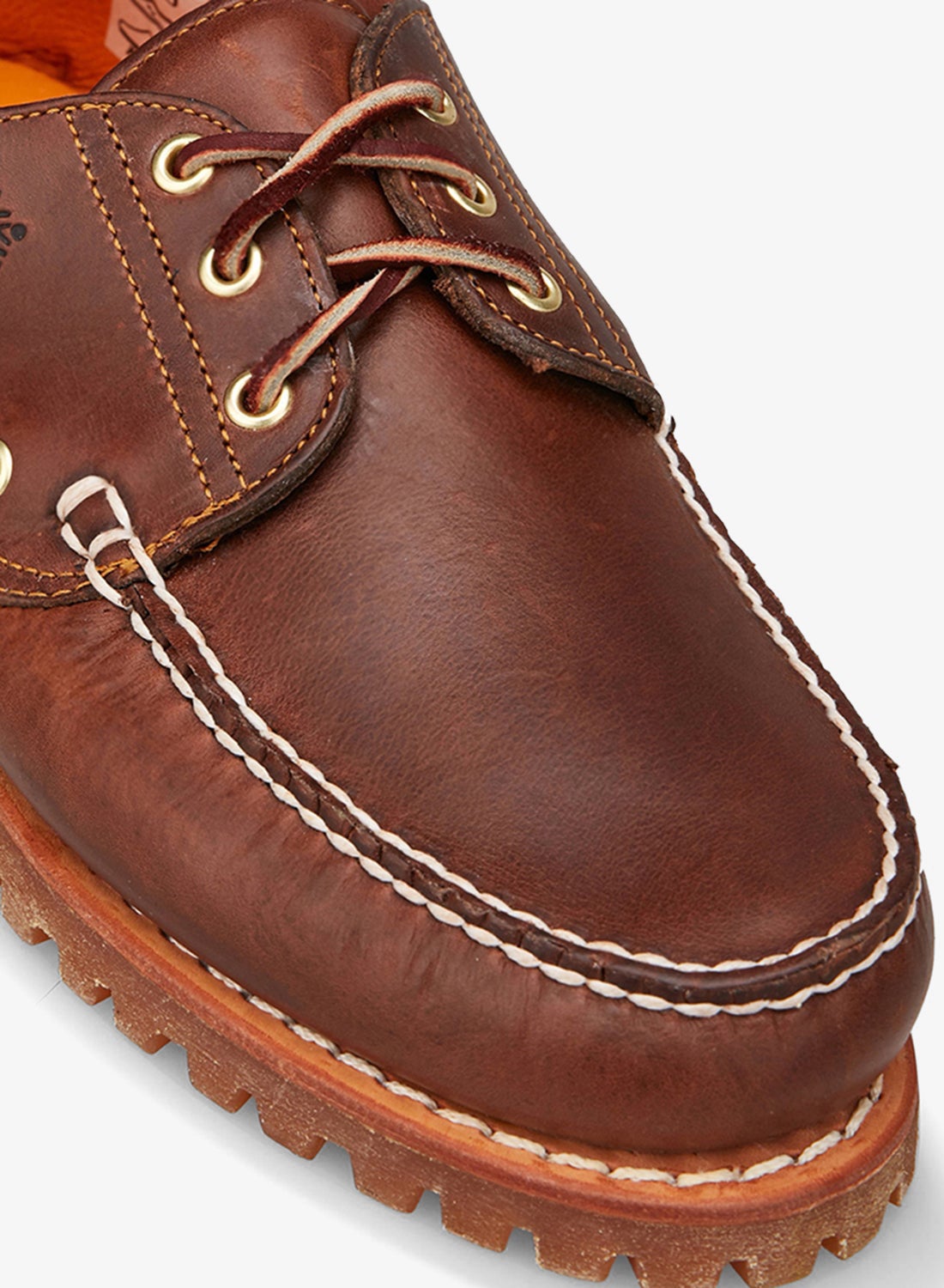 Timberland Men's Icon 3-Eye Classic Handsewn Lug Shoe Brown - Jango Mall
