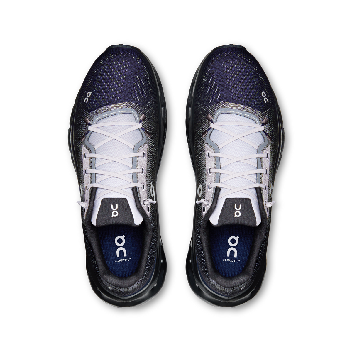 On Cloudtilt Men's Running Shoes Platinum Midnight - view 2