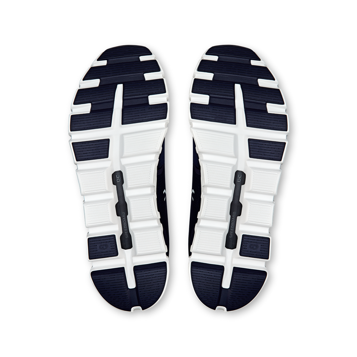 On Cloud 6 Men's Running Shoes Midnight White - view 3