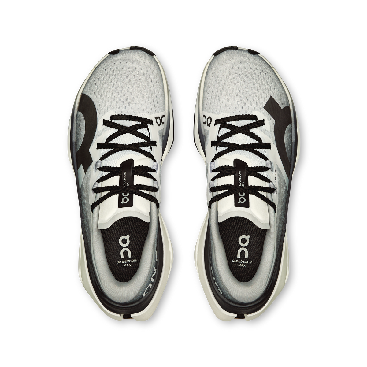 On Cloudboom Max Men's Running Shoes - White | Black