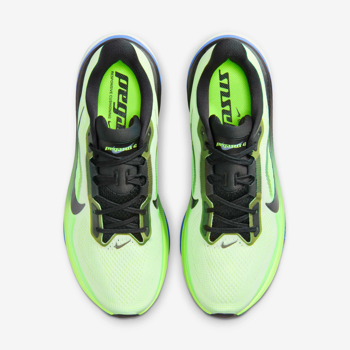 Nike Pegasus 42 - Volt Tint/Sapphire/Lime Blast/Black Spruce