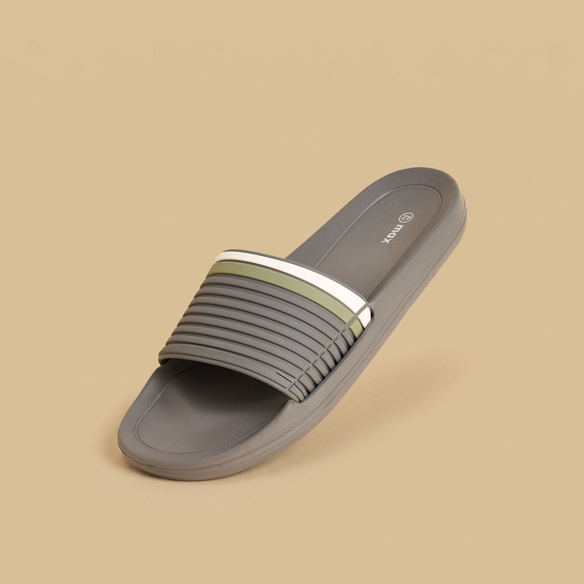 Max Textured Beach Slippers Grey for Men - image 3