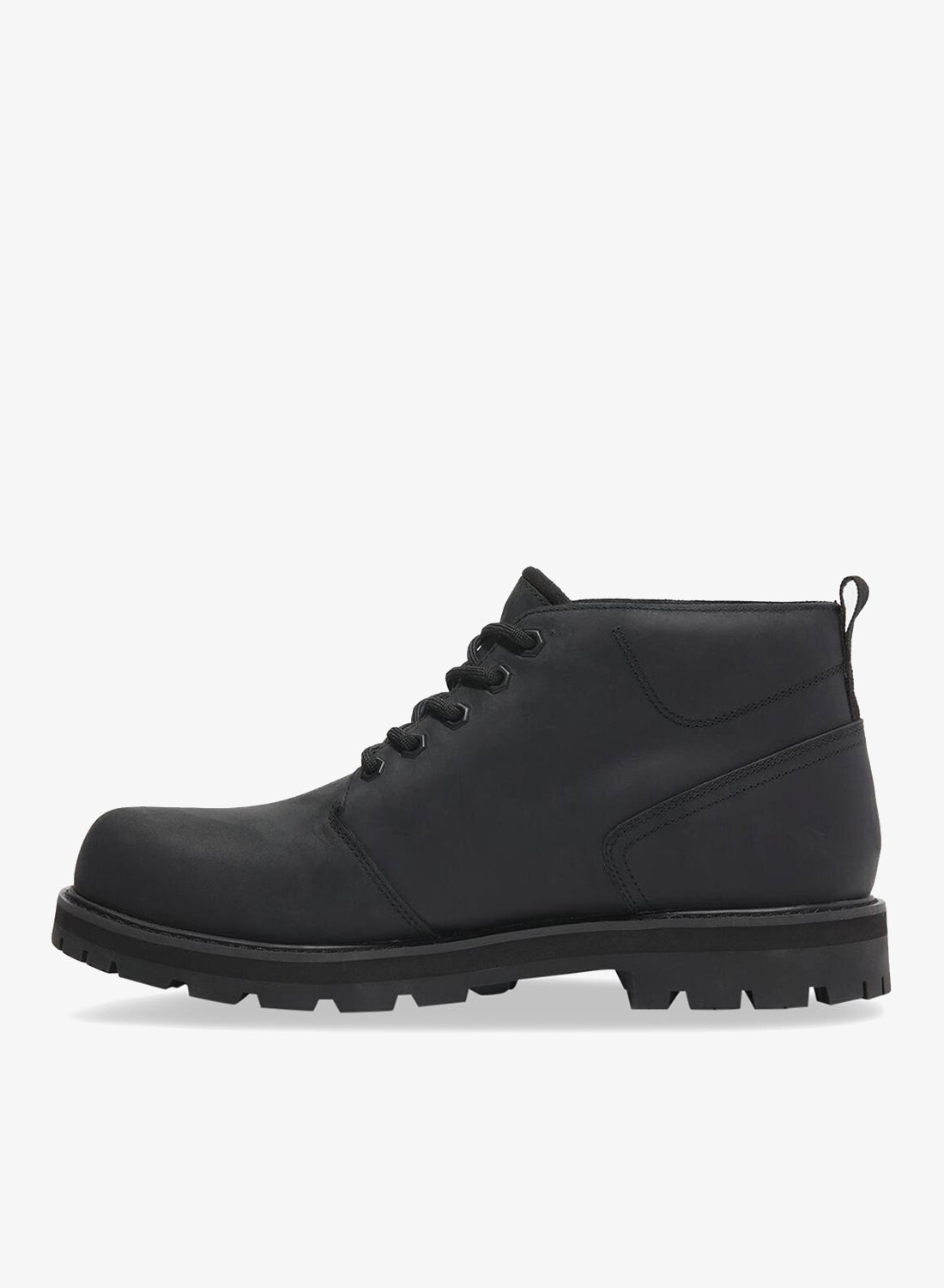 Timberland Men's Britton Road Mid Waterproof Chukka Boots Black - Jango Mall