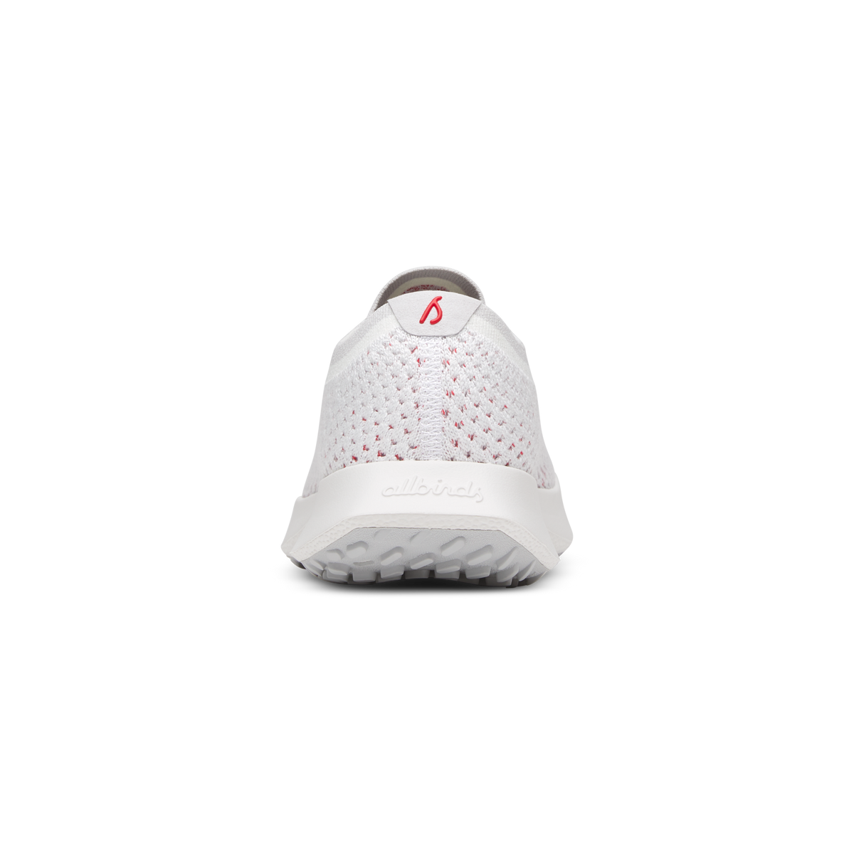 Allbirds Men's Tree Dasher 2 - Blizzard/Bold Red (Blizzard Sole)