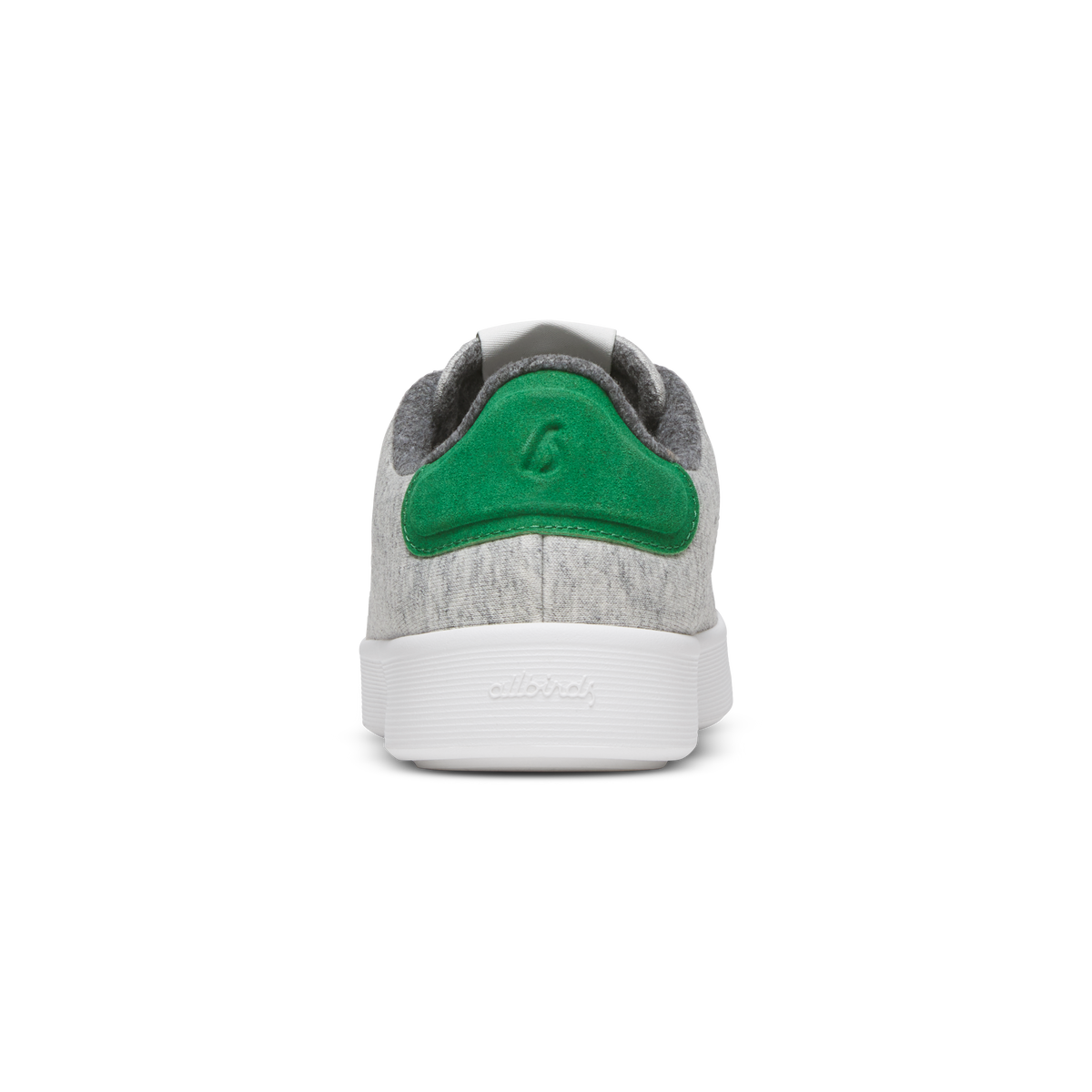 Allbirds Men's Cruiser Jersey - Light Grey/Verdant Green (Blizzard Sole)