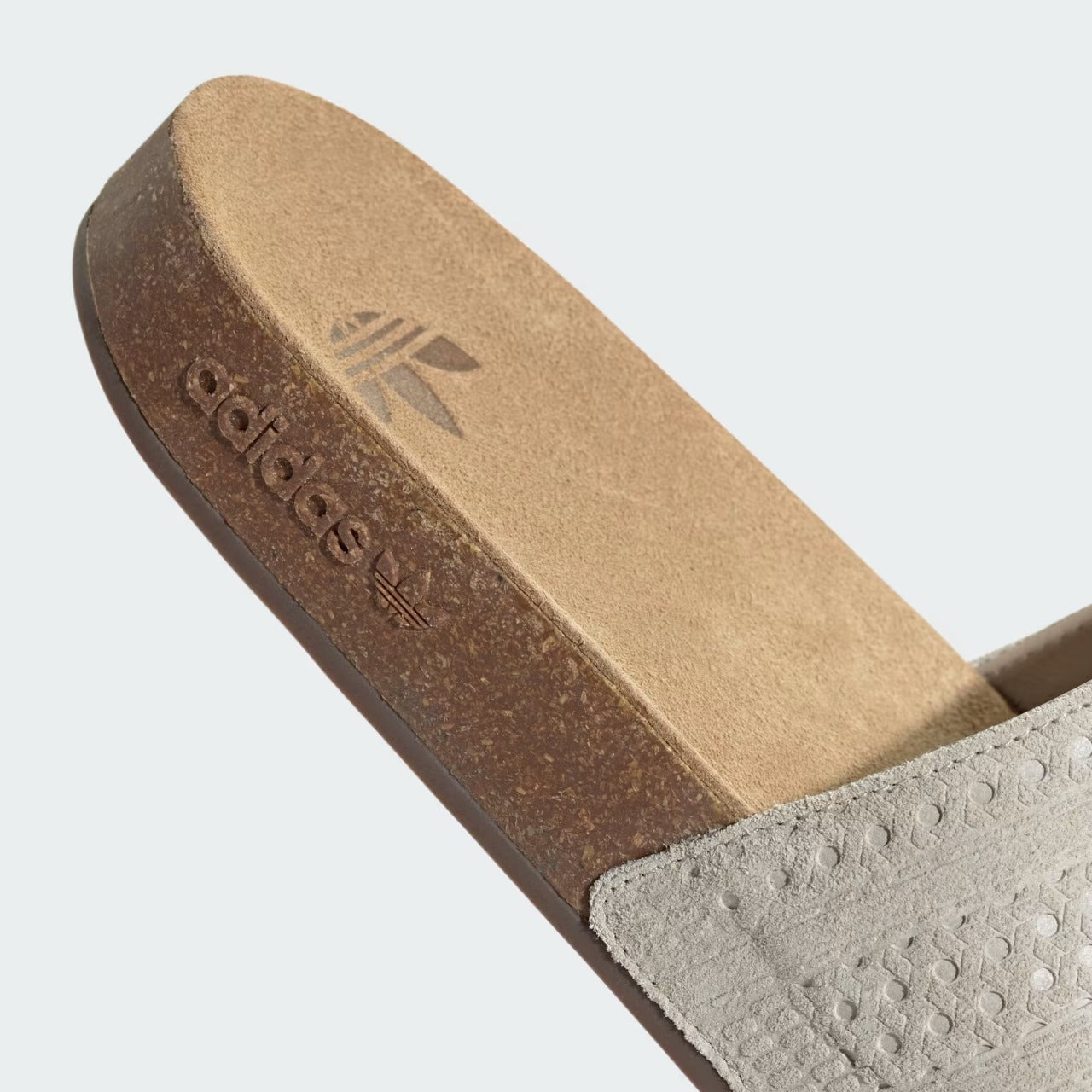 Adidas Adilette Cork Suede Slide Brown - Jango Mall