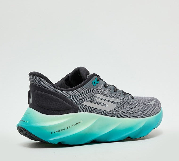 Skecher AERO BURST Running Shoes - GRAYBLUE