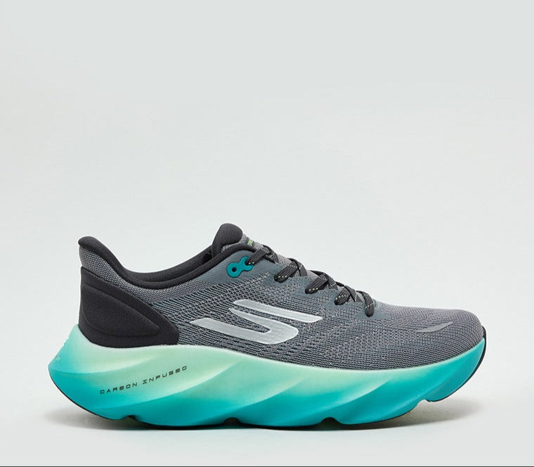 Skecher AERO BURST Running Shoes - GRAYBLUE
