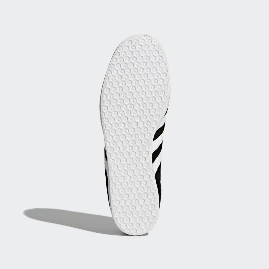 Adidas Gazelle Shoes - Core Black / White / Gold Metallic